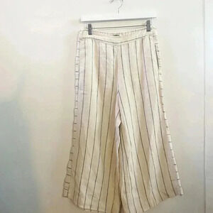 Anthropologie wide leg linen pants XS‎